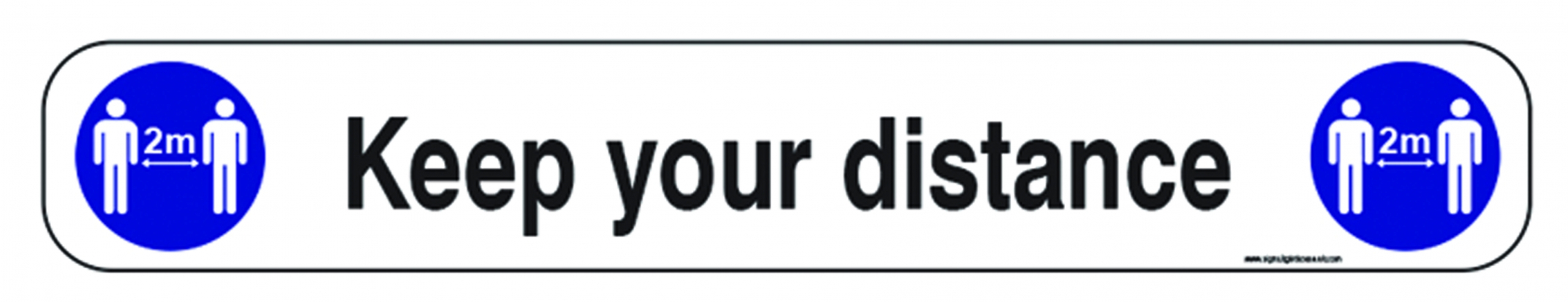 Keep Your Distance Sign (SD02) - Image 2