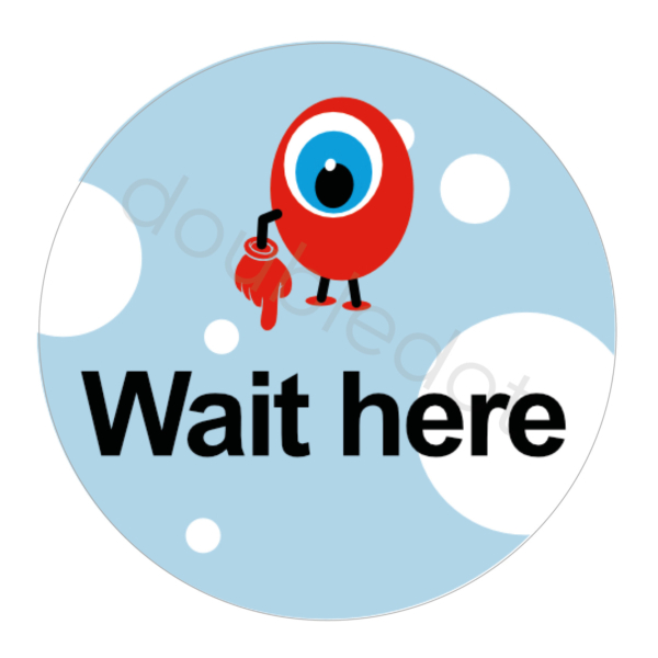 Wait here School Sign (SC18)