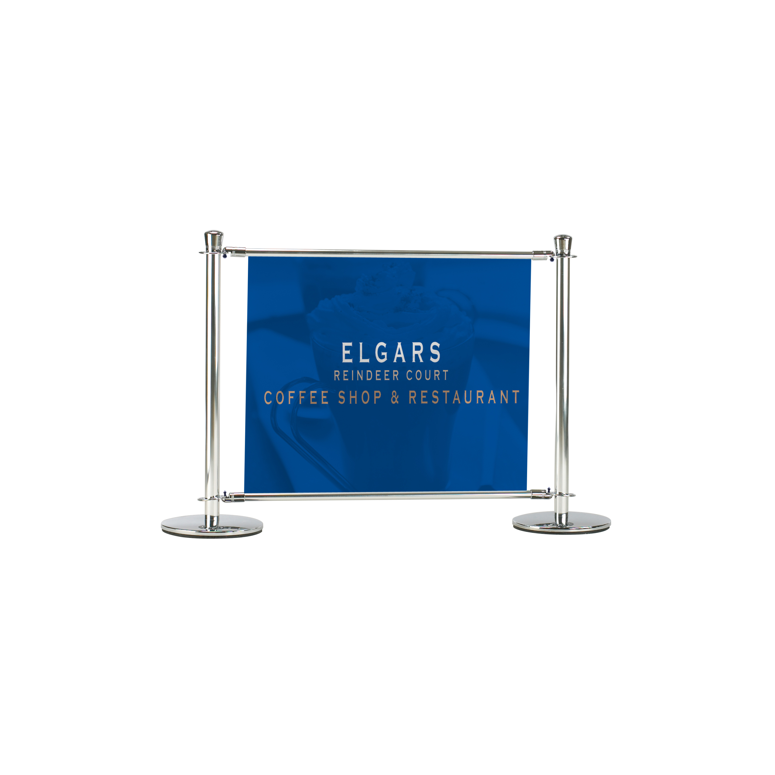 Medio Slide Café Barriers 1200mm